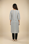 Classic Striped Linen Kurti