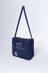 Whimsical Cat Messenger Bag