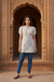 Muted Meadow Floral Cotton Kurti