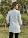 Sky-High Breathable Striped Tunic