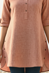 Earthy Elegance Linen Kurti