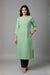 Serene Green Textured Kurti