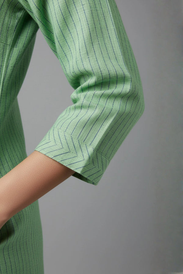 Serene Green Textured Kurti