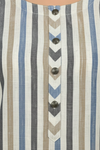 Classic Striped Linen Kurti