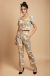 Vibrant Paisley Print Cotton Co-ord Set