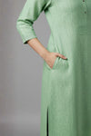 Serene Green Textured Kurti